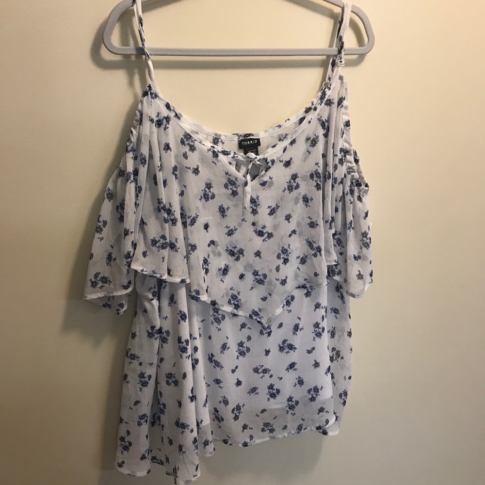 Torrid Cold Shoulder Top